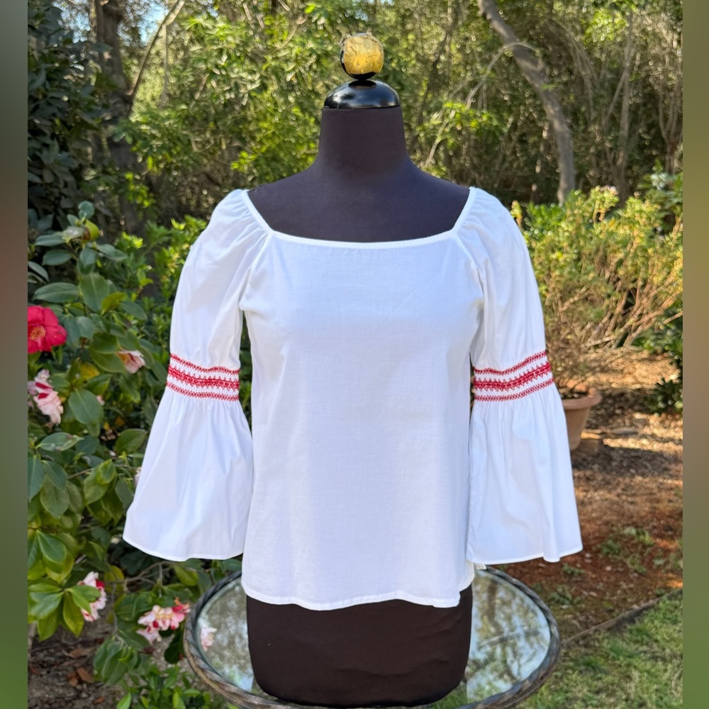 Bailey / 44 Smocked Blouse - size XS